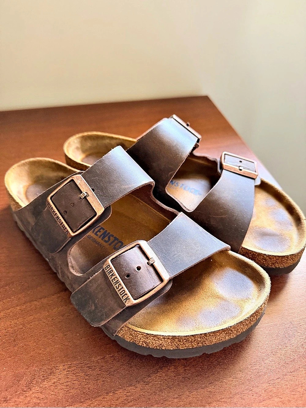 Birkenstock Arizona Oiled Leather Sandals Brown EU 39